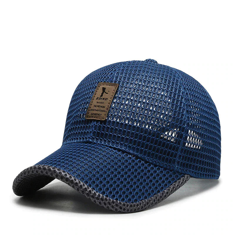 Casquette homme en maille respirante légère