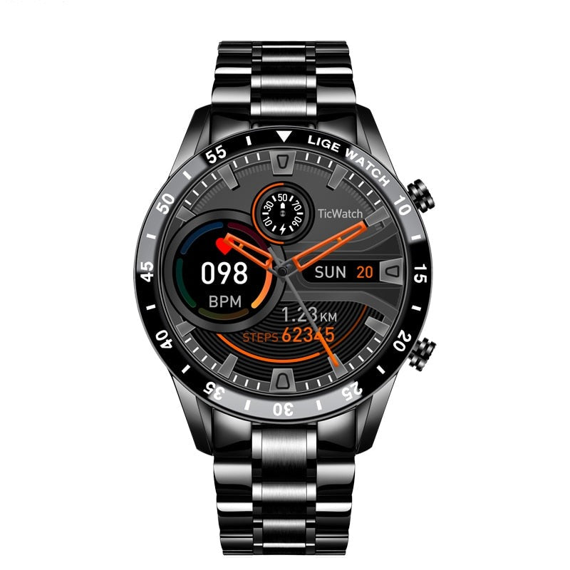 ChronoVivant - Luxuriöse Smartwatch für Herren | Multisport-Modus | Gesundheitsüberwachung