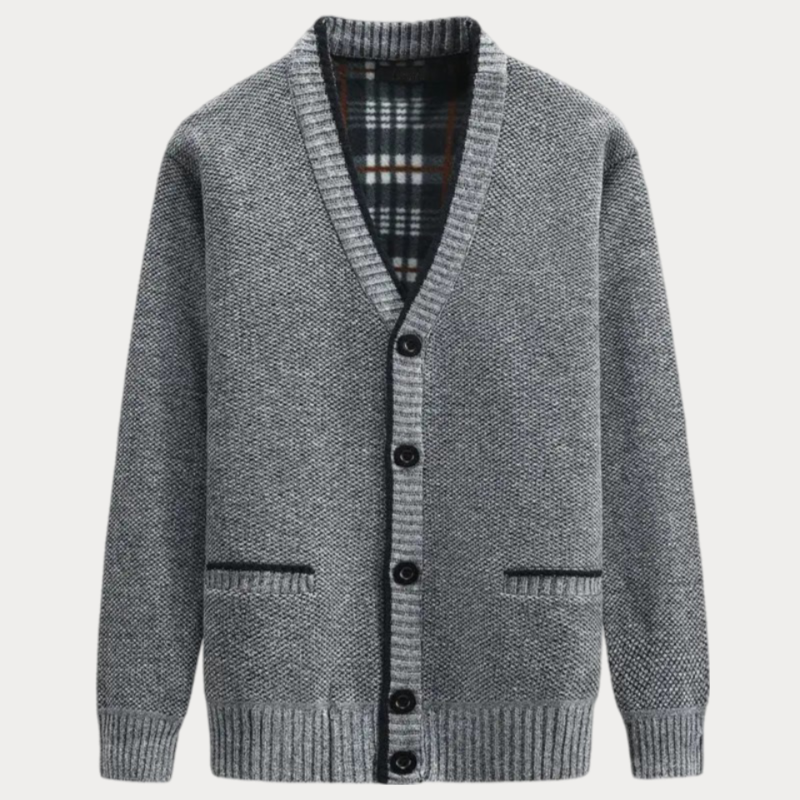 Claus | V-Ausschnitt Strickjacke für Herren