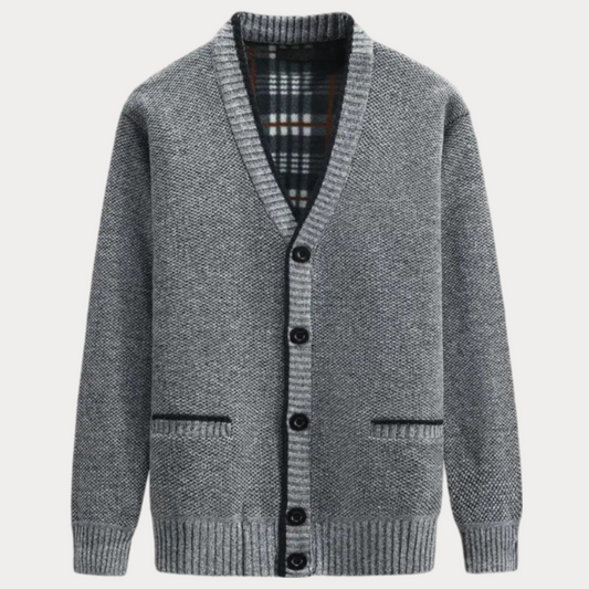 Claus | V-Ausschnitt Strickjacke für Herren