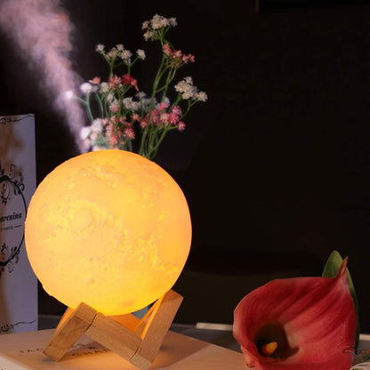 Air Purifier with Humidifier and Moonlight Effect – Dual-Function Device for Clean Air and Ambient Lighting