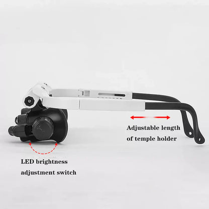 Magnifying Glasses with LED Light - 8x, 15x, 23x Options