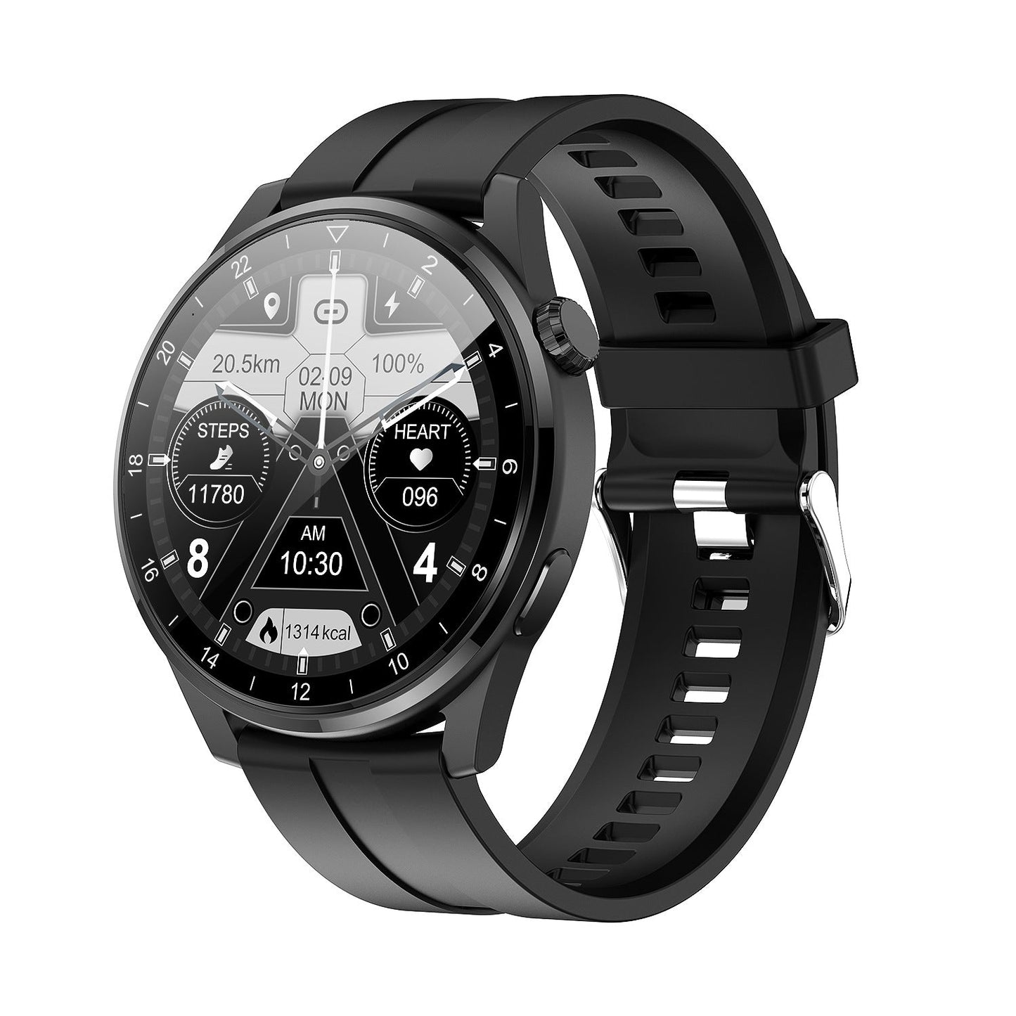 Gezondheid Smartwatch met Glucose Tracking, Waterdicht Ontwerp & Groot HD Scherm
