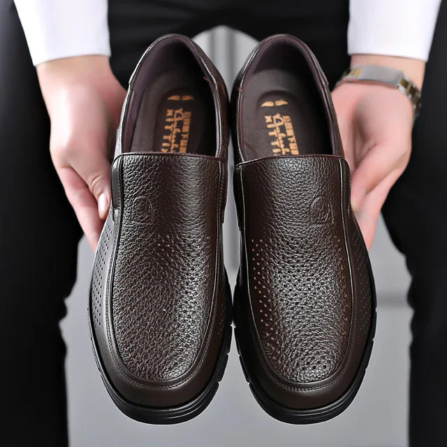 Buty Męskie – Eleganckie Ręcznie Robione Mokasyny z Prawdziwego Materiału, Kowalski Moda