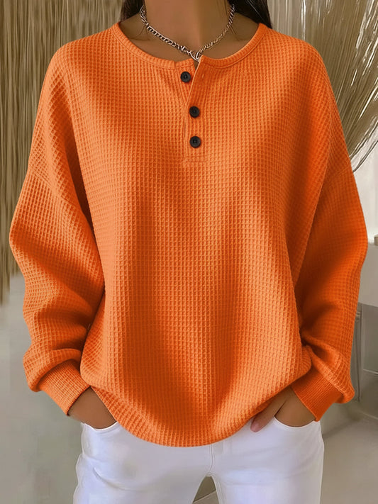 Helle | Waffle Knit Cosy Jumper