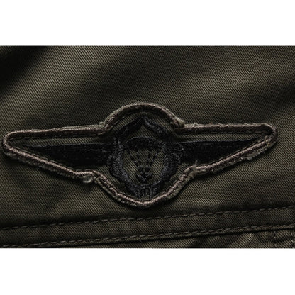 Veste Cargo Homme Stylée – Col Montant et Poches Style Militaire