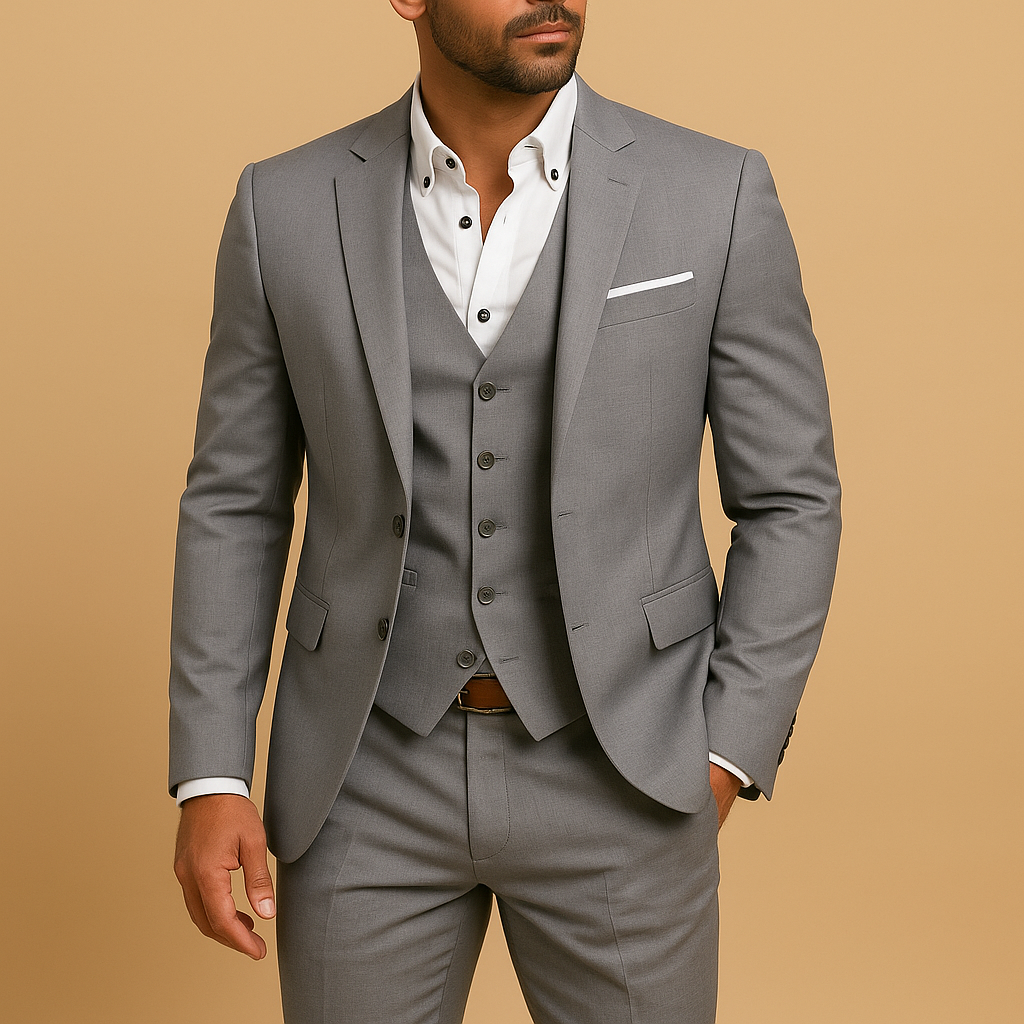 Herenpak Driedelig Slim Fit Heren | Tijdloze Klasse & Verzorgde Uitstraling