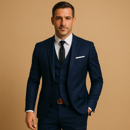 Herenpak Driedelig Slim Fit Heren | Tijdloze Klasse & Verzorgde Uitstraling