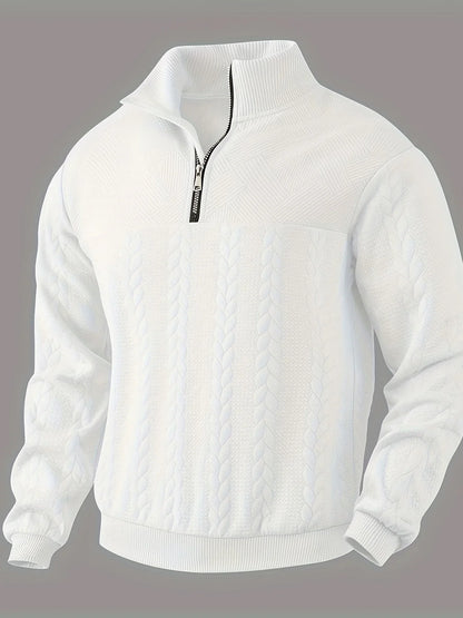 Bastien | Pull Zip Torsadé