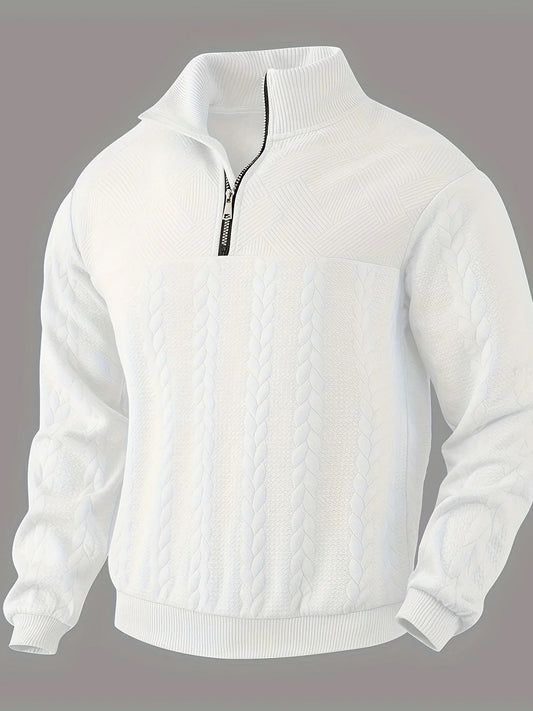 Bastien | Pull Zip Torsadé