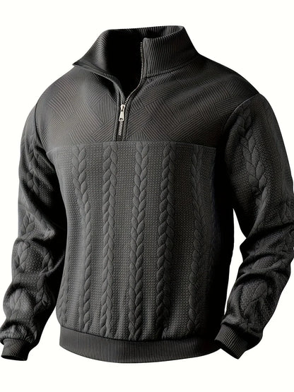 Bastien | Pull Zip Torsadé