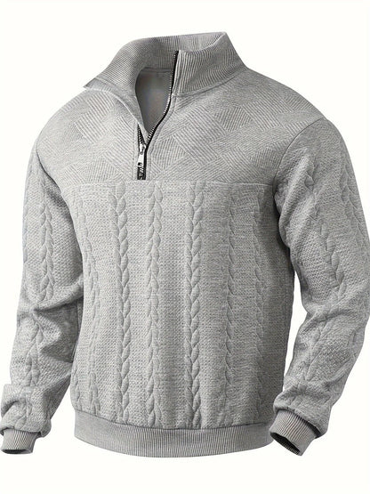 Bastien | Pull Zip Torsadé