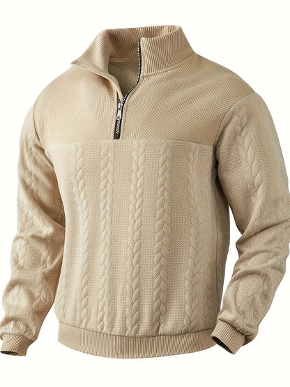 Bastien | Pull Zip Torsadé