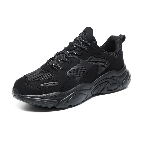 Men's Steel Toe Work Shoes with Anti-Slip Safety Sole