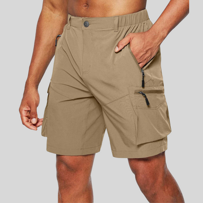 Herren-Cargoshorts mit Reißverschlusstaschen 4