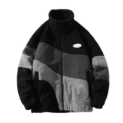 Herren Fleecejacke Colourblock | Warm Leicht 0