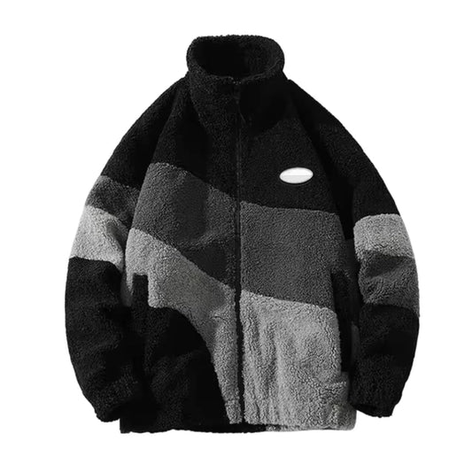 Herren Fleecejacke Colourblock | Warm Leicht 0