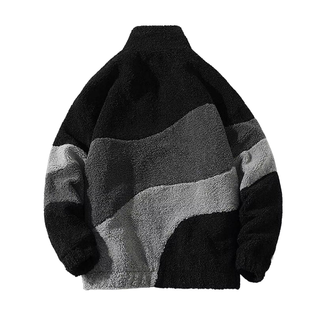 Herren Fleecejacke Colourblock | Warm Leicht 1