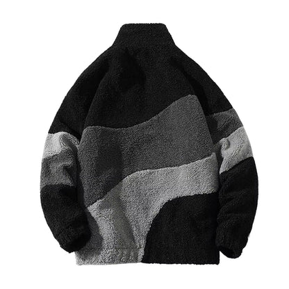 Herren Fleecejacke Colourblock | Warm Leicht 1