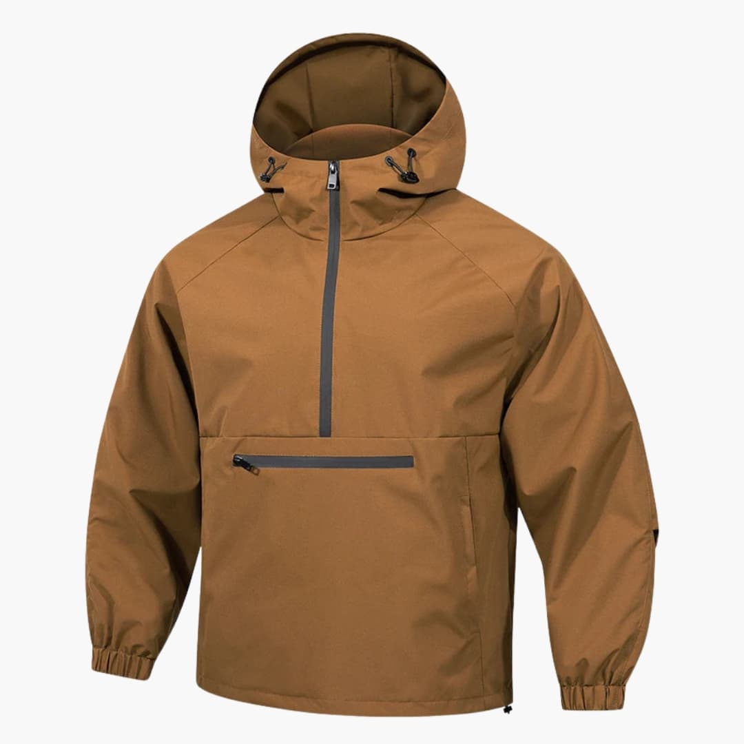 Veste Homme à Capuche Confortable – Extérieur Doux avec Poche Poitrine