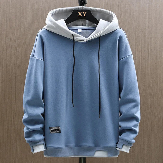 Jenvar – Men’s Two Tone Casual Pullover Hoodie
