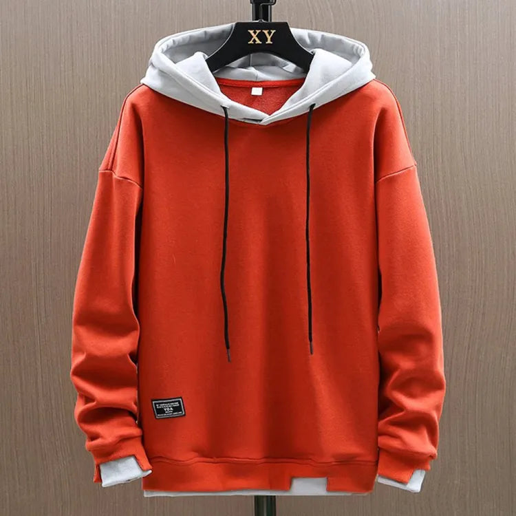 Jenvar – Men’s Two Tone Casual Pullover Hoodie