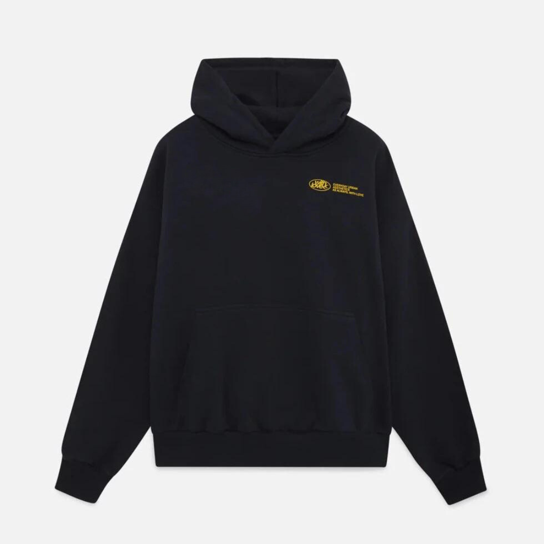 Herren Oversized Hoodie Streetwear mit Kapuze und „withlove“-Print – Urban Casual Style 3