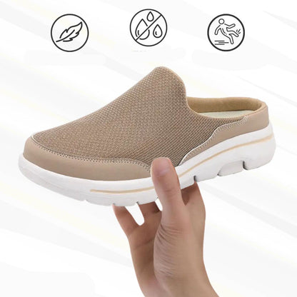 Herresko slip-on | Åndbare mesh sko med komfortsål