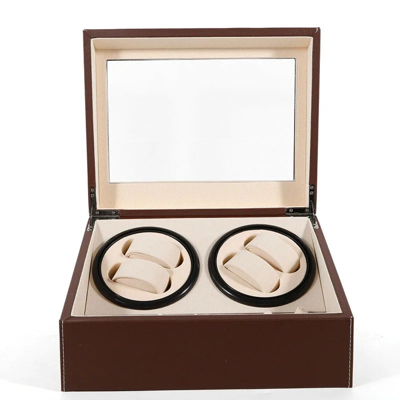 FörvarBillon® Quad - The Only Watch Winder with Ultra Silent (<5dB) Bi-Directional Japanese Motors | Designed by JesseVance Milan
