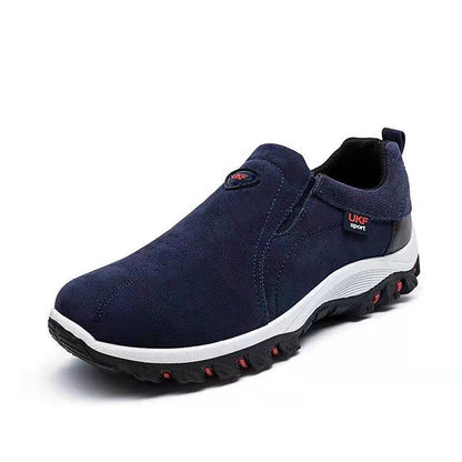 Slip-On Trainers Suede Rubber Sole Casual Shoes Spring