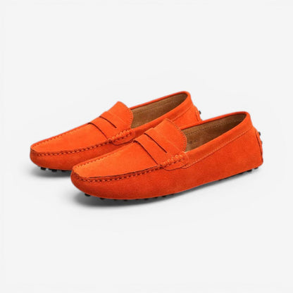 Julien – Chaussures à enfiler à bout rond Confortables au quotidien and antidérapantes