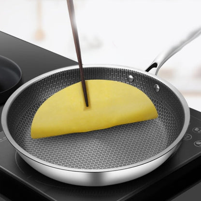KitchenMaster - Poêle à frire antiadhésive en acier inoxydable KitchenMaster