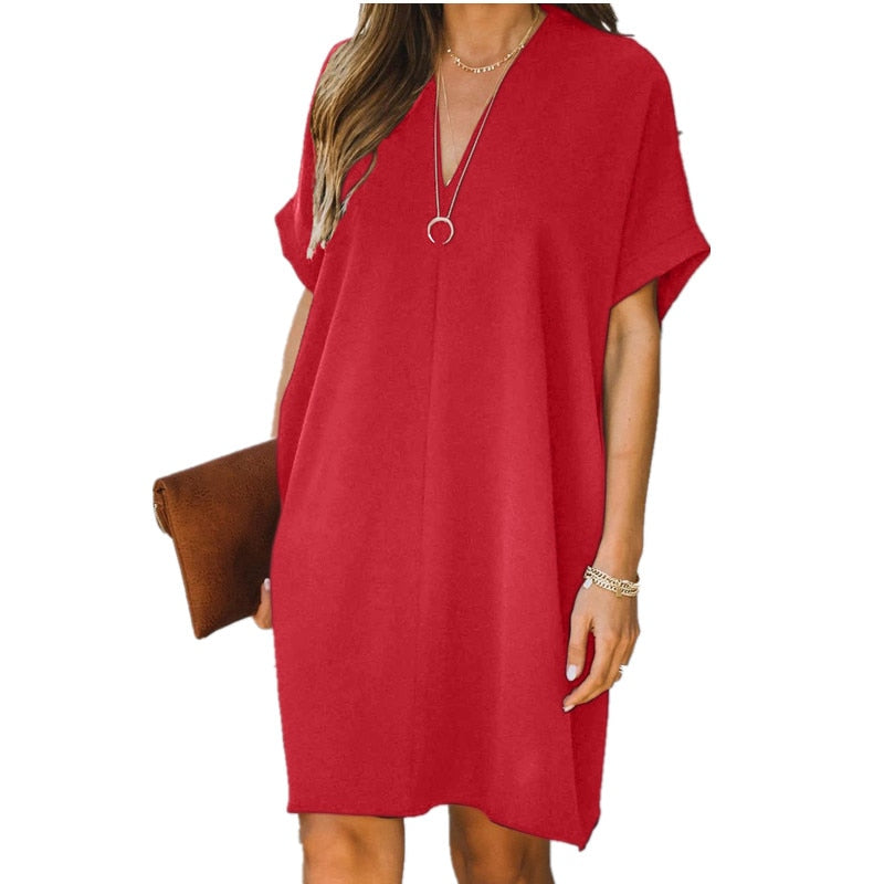 LowriDress I Jurk Met V-hals Voor Dames