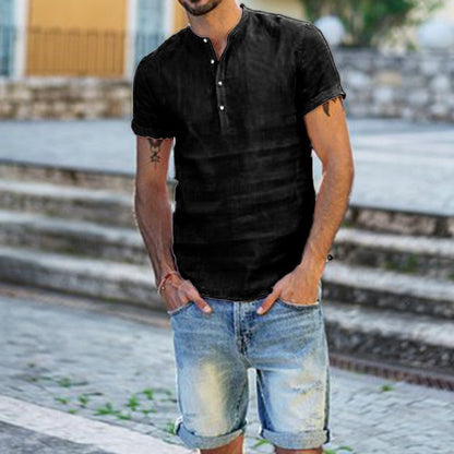 Cael Ren. – Lightweight Men’s Linen Blouse & T-Shirt for Summer Style