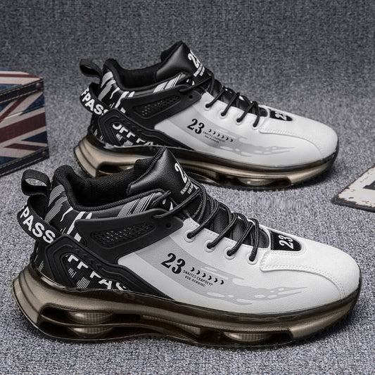 High-Ankle Lace-Up Sneaker - Carlos