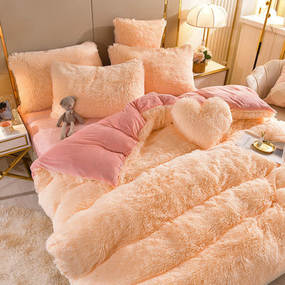 5-in-1 Bedding Set with Heart Pillow – Complete Set for Style and Comfort