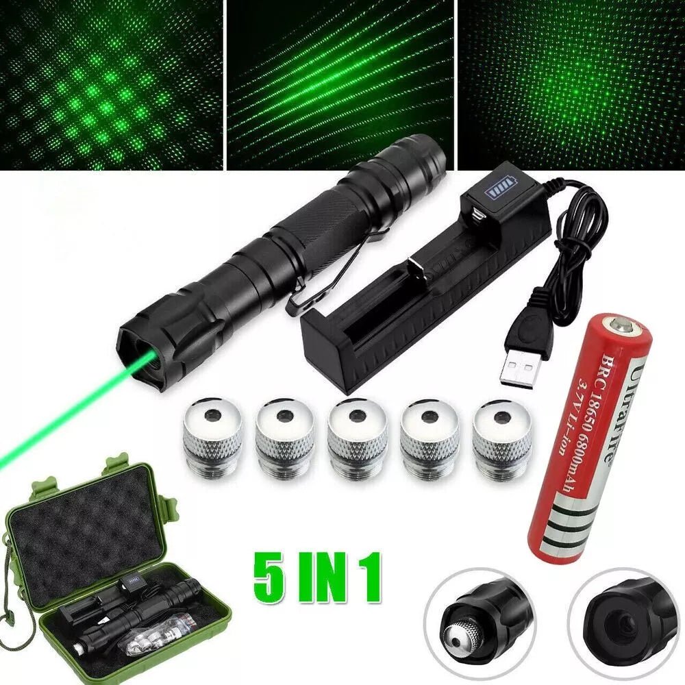 Eco-Friendly USB Rechargeable Green Laser Pointer