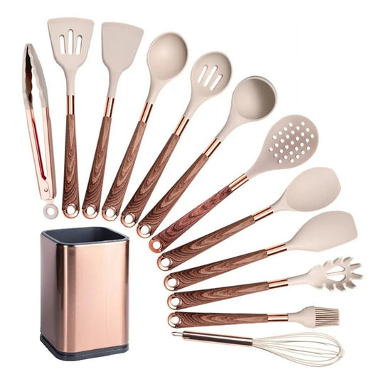 Hitzebeständiges Silikonküchenutensilien Set – Effizientes Kochen Mit Stil 7