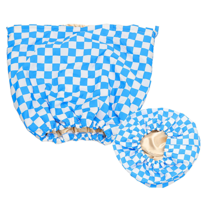 SILKLOCK Waterproof Satin Shower Cap
