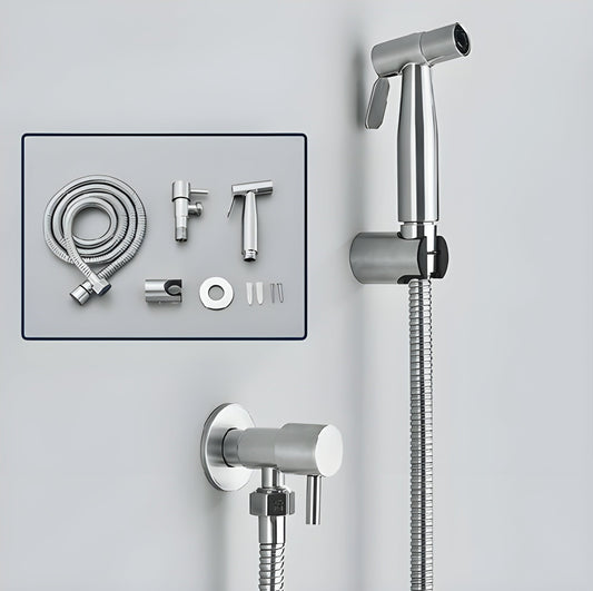 Håndholdt Bidet Sprayer i Rustfrit Stål – Hygiejnisk Renhed