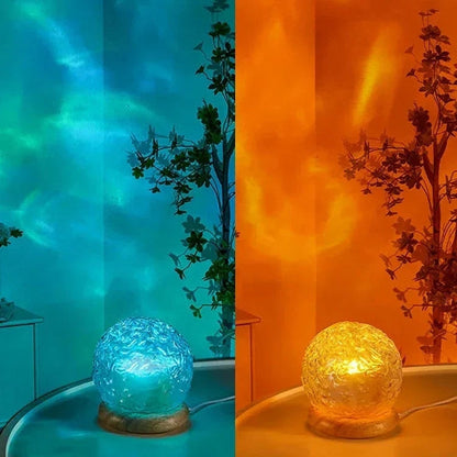 Atmosferische Watergolf Projectielamp | LED-nachtlamp met watergolfeffect voor decoratie en ontspannin