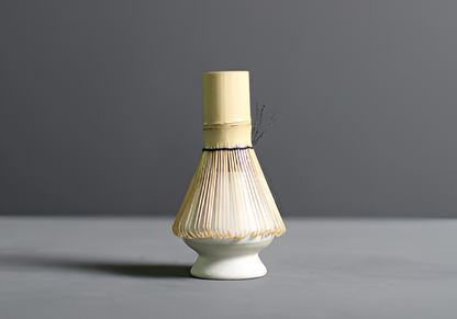 Chashiro Set | 4-teiliges Matcha-Set aus Bambus und Keramik im Japanischen Stil