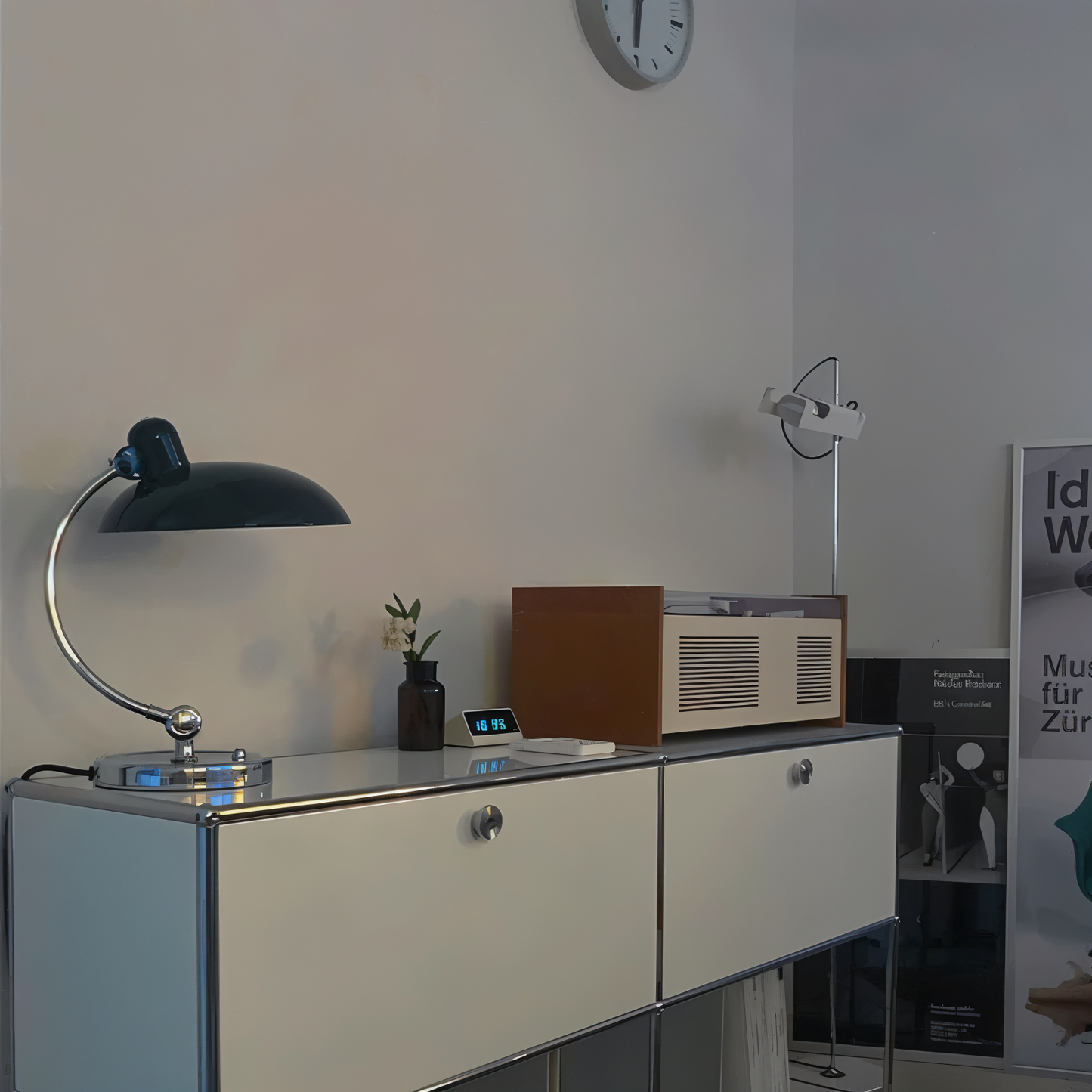 OOS-NostaChic bordslampa - Justerbar vintage järnkupol skrivbordslampa
