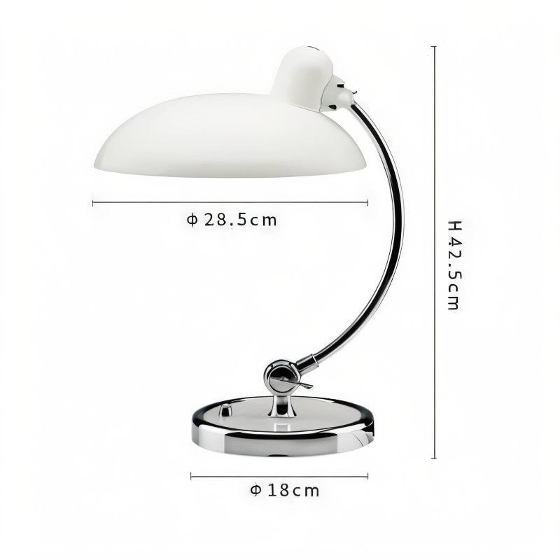 OOS-NostaChic bordslampa - Justerbar vintage järnkupol skrivbordslampa