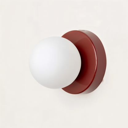 PearlPop Wandleuchte | Weißes Glas & Metall | Warmweißes LED-Licht | Stilvolle Wandbeleuchtung