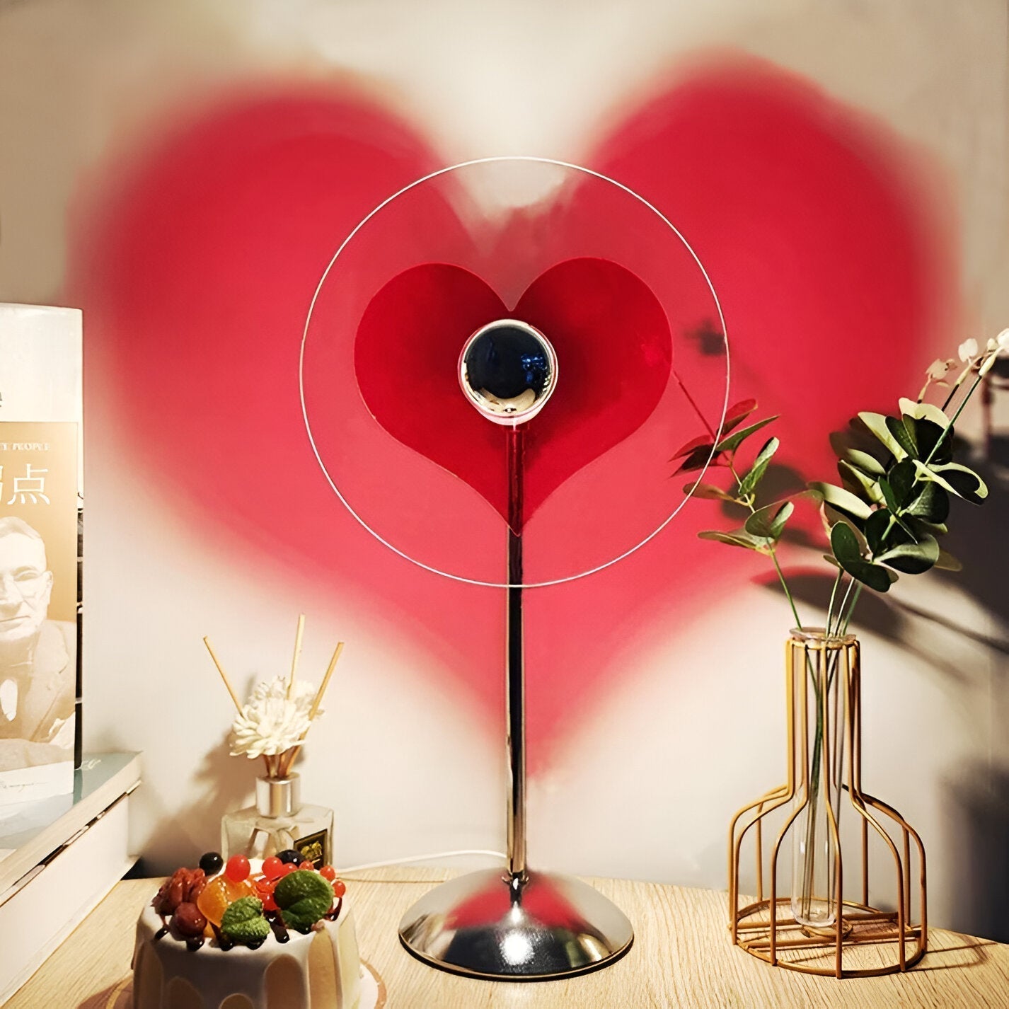 Sylinaea - Retro LED Tischlampe mit Scheibendesign