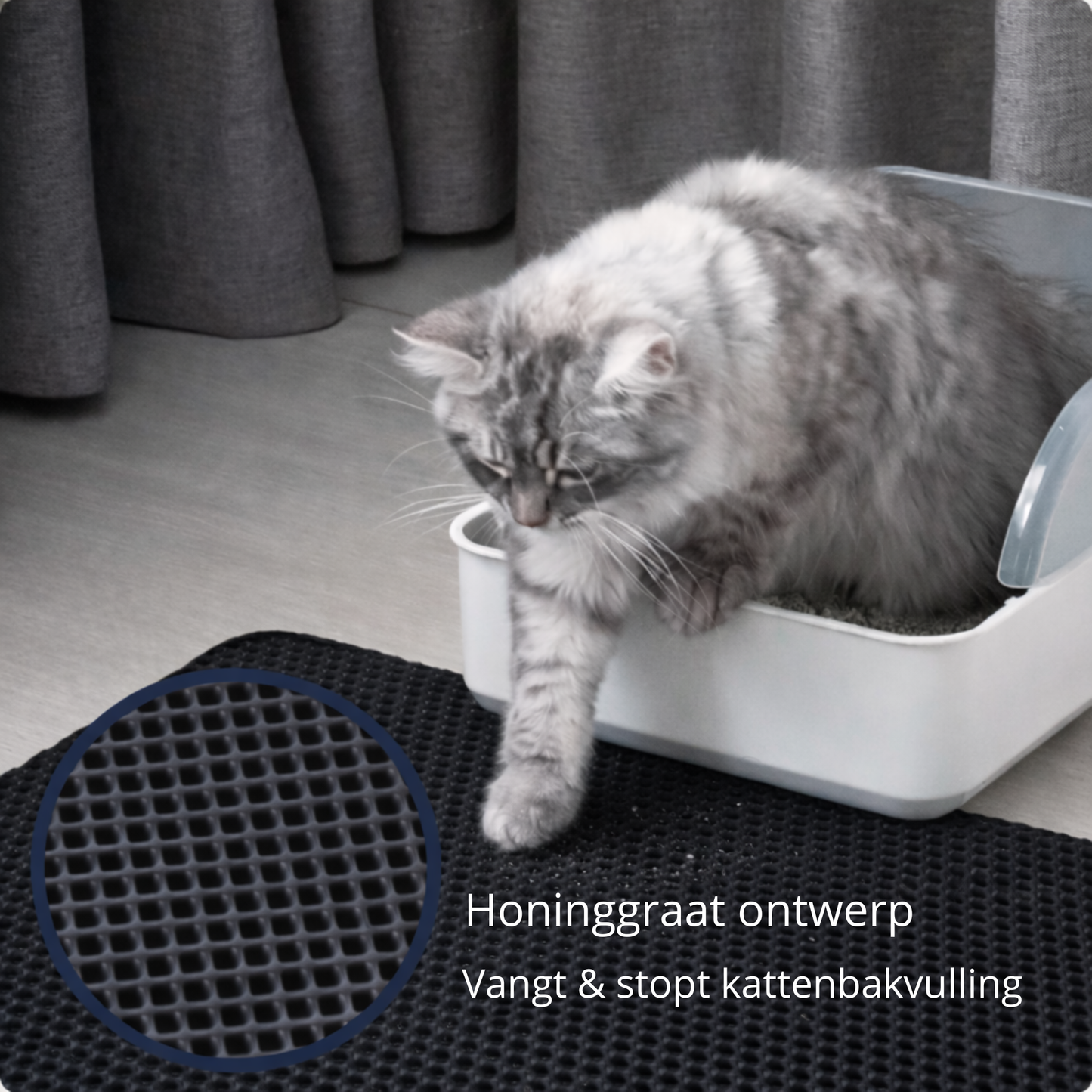 Kattenbak Opvangmat