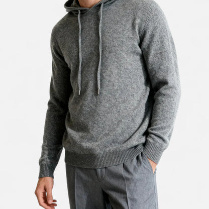Sweat à capuche 100% cachemire pour homme