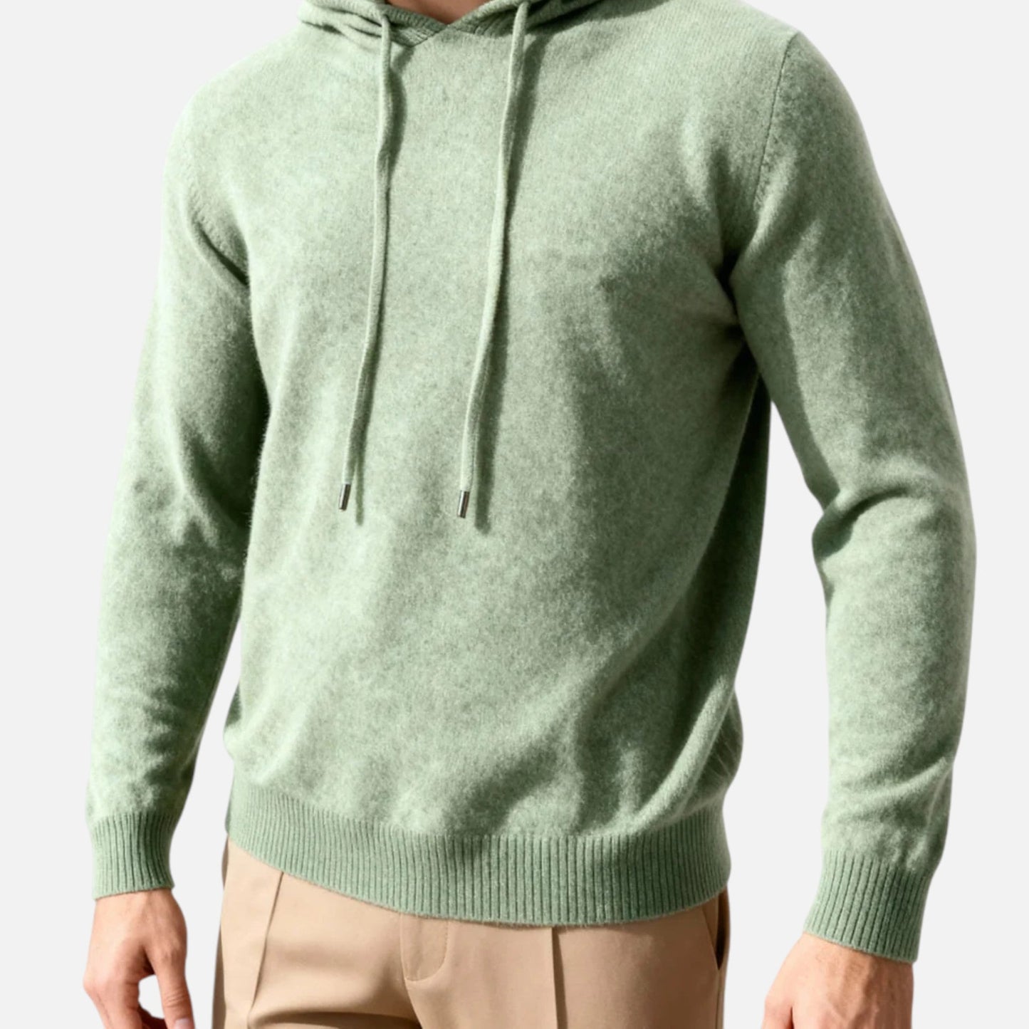 Sweat à capuche 100% cachemire pour homme