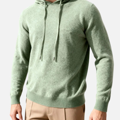 Sweat à capuche 100% cachemire pour homme